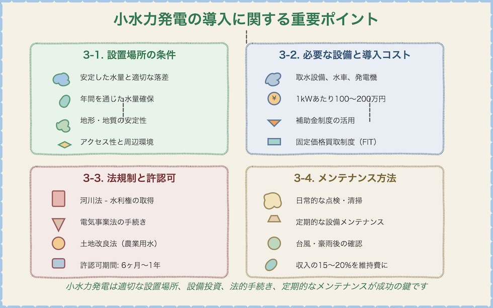 小水力発電_重要ポイント